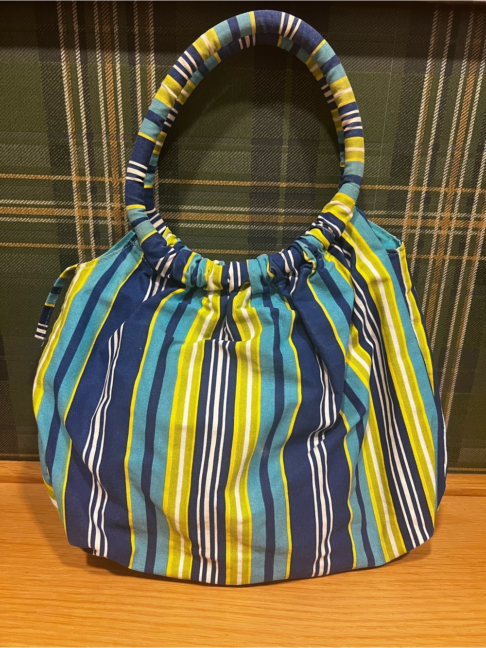 Summer Stripe Cotton Handbag
